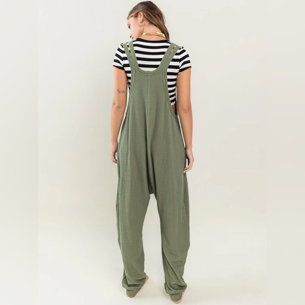 Olive Green Jumpsuit - Picture 3 of 3